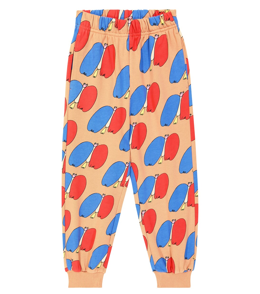 Printed cotton jersey sweatpants | Jellymallow