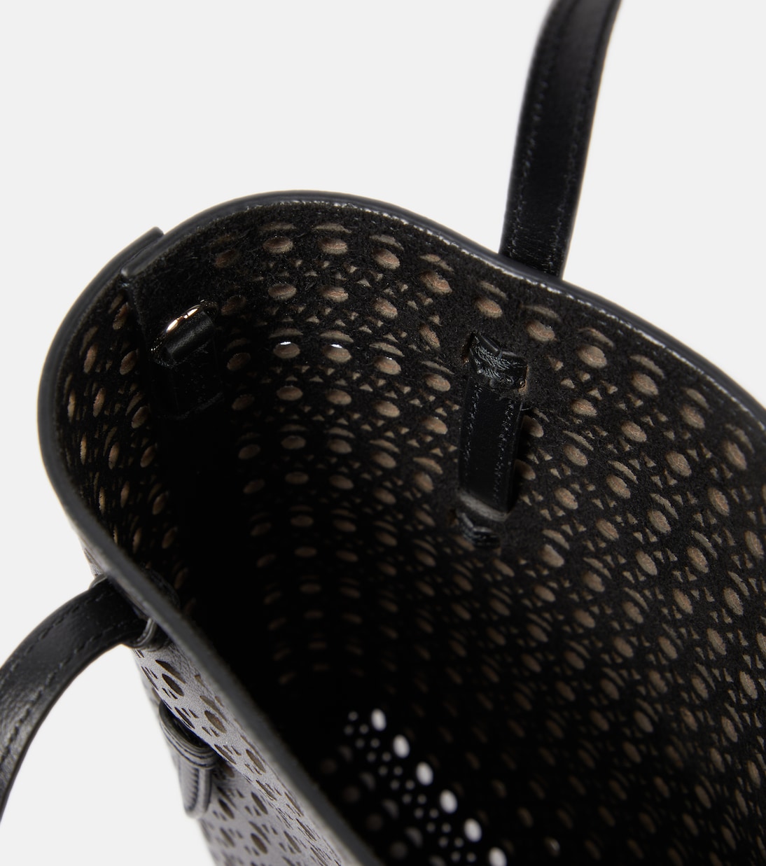 Mina Ns Vienne Wave leather tote bag | Alaïa