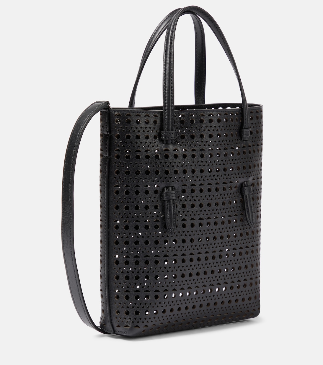 Mina Ns Vienne Wave leather tote bag | Alaïa