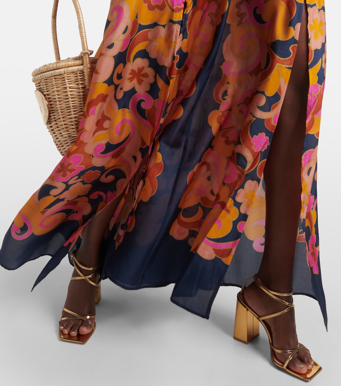 Acadian printed silk maxi dress | Zimmermann