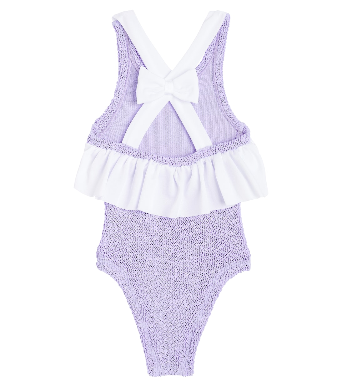 Baby Lara bow-detail swimsuit | Hunza G Kids