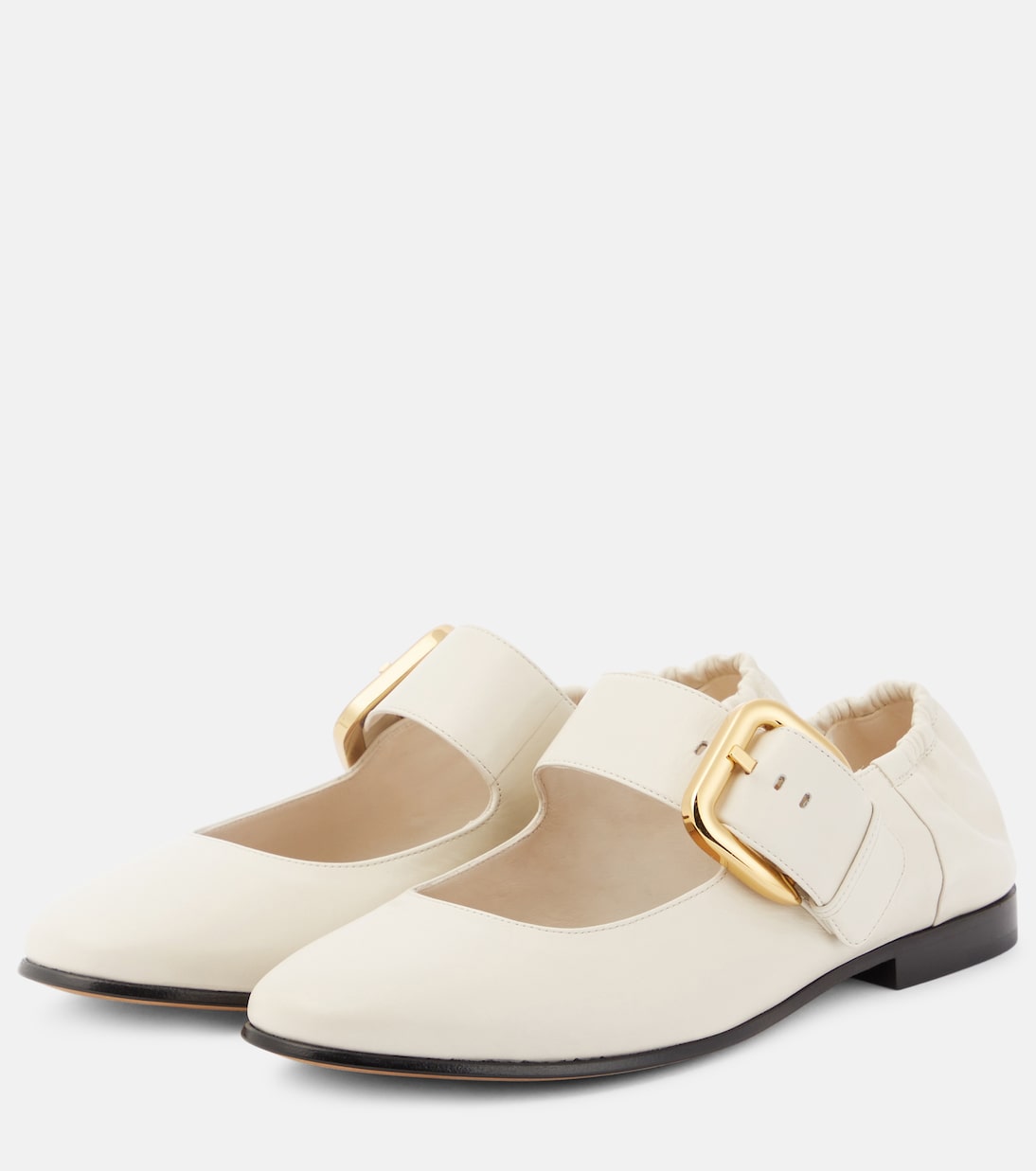 Astaire leather Mary Jane flats | Bottega Veneta