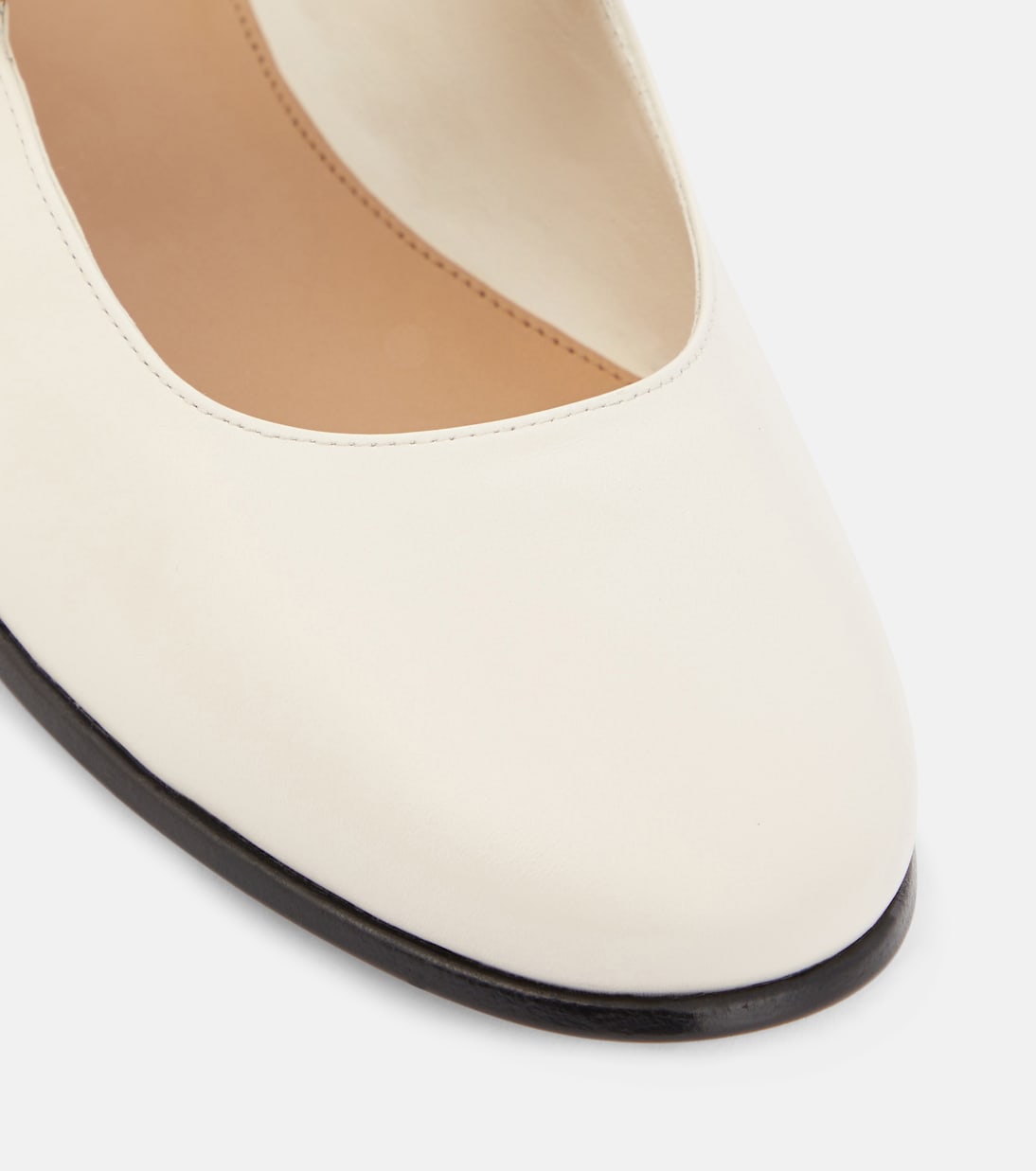 Astaire leather Mary Jane flats | Bottega Veneta