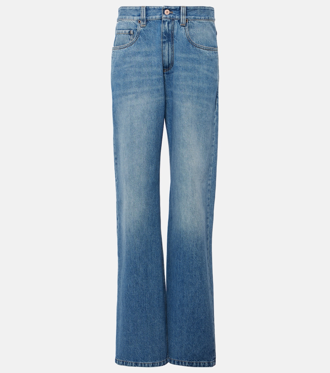 Mid-rise wide-leg jeans | Brunello Cucinelli
