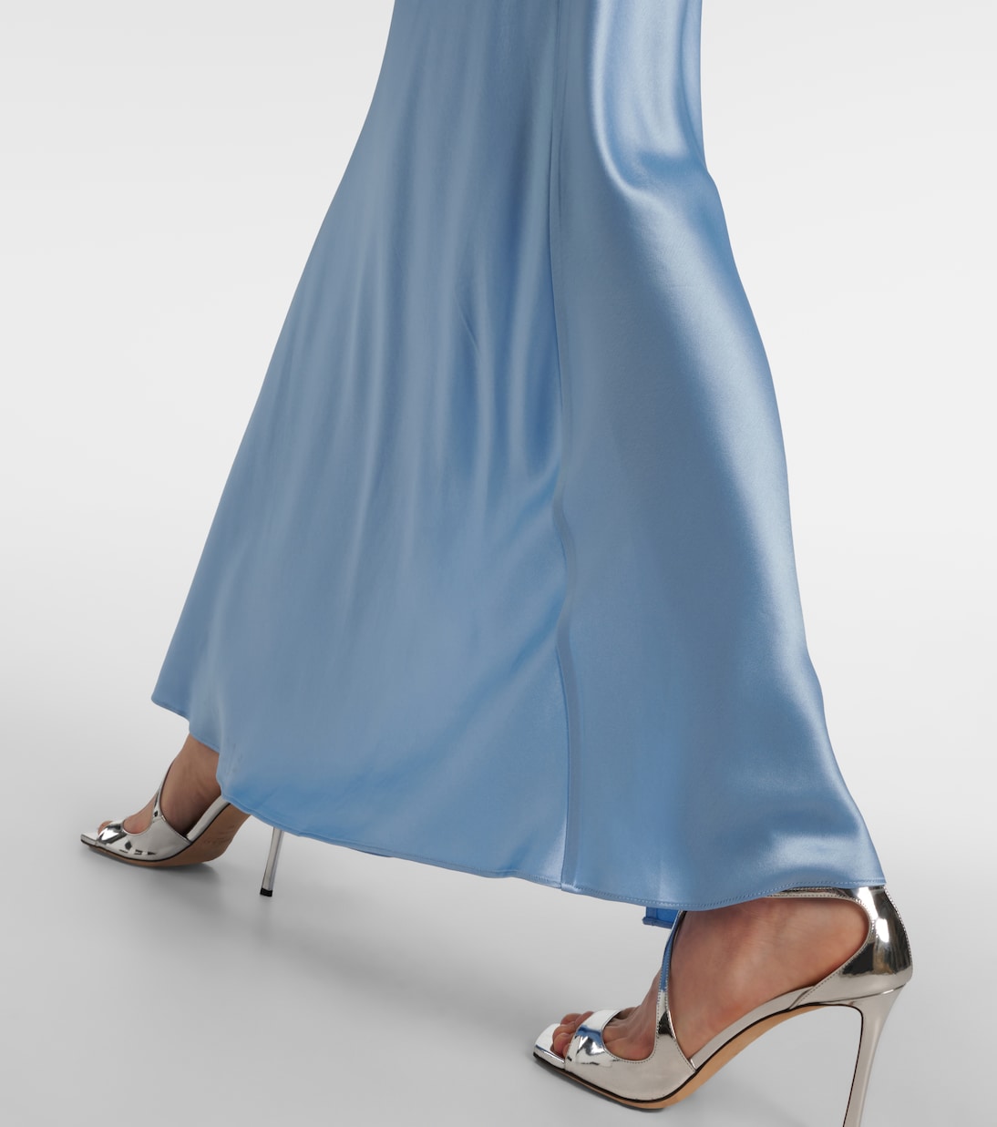 Robe longue Cadence en satin | Staud