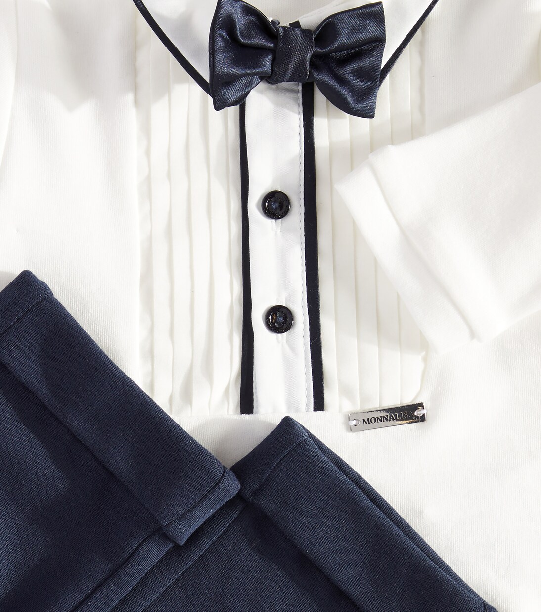 Baby cotton sweatshirt and pants set | Monnalisa