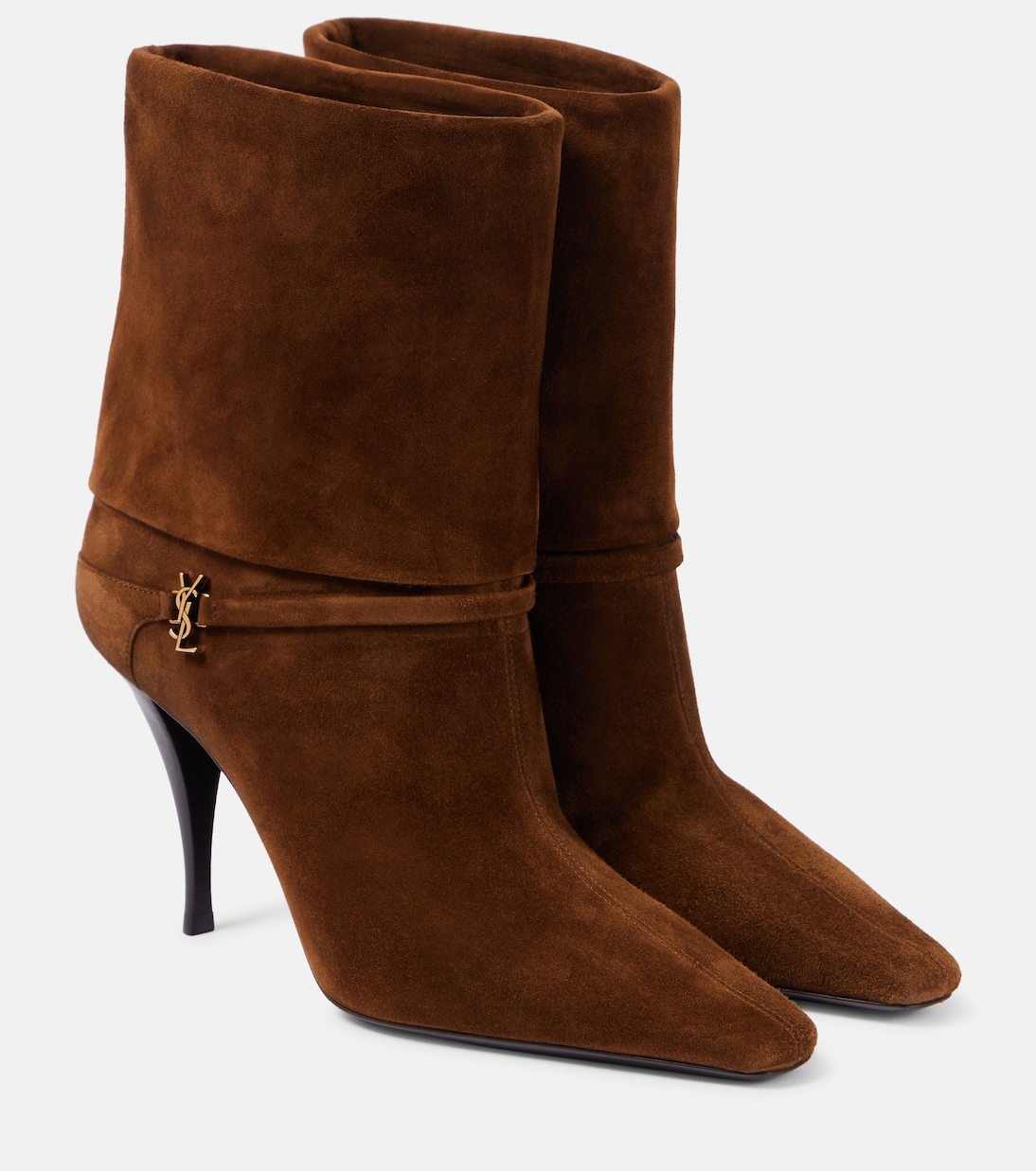 Niki 90 suede ankle boots | Saint Laurent