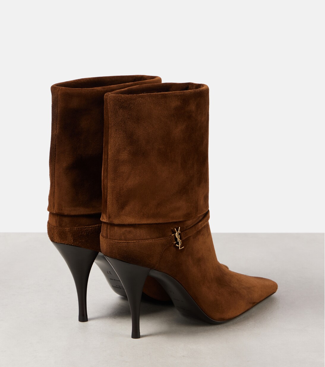 Niki 90 suede ankle boots | Saint Laurent