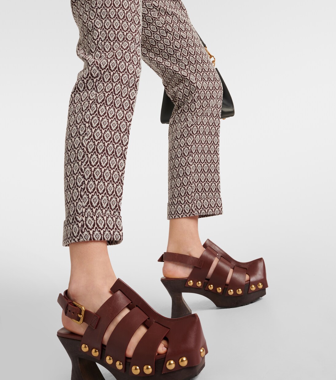 Cropped-Hose aus einem Baumwollgemisch | Etro