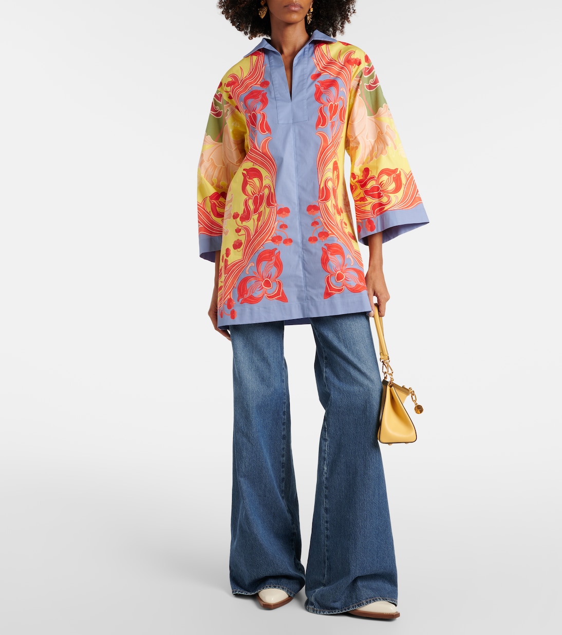 Printed cotton-blend shirt | Etro