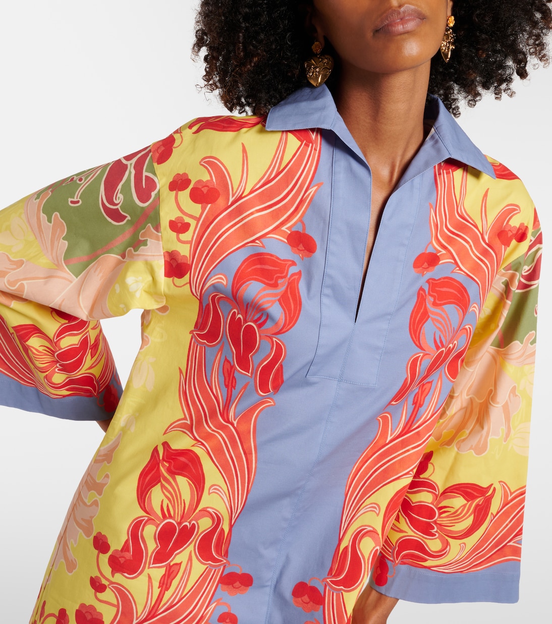 Printed cotton-blend shirt | Etro
