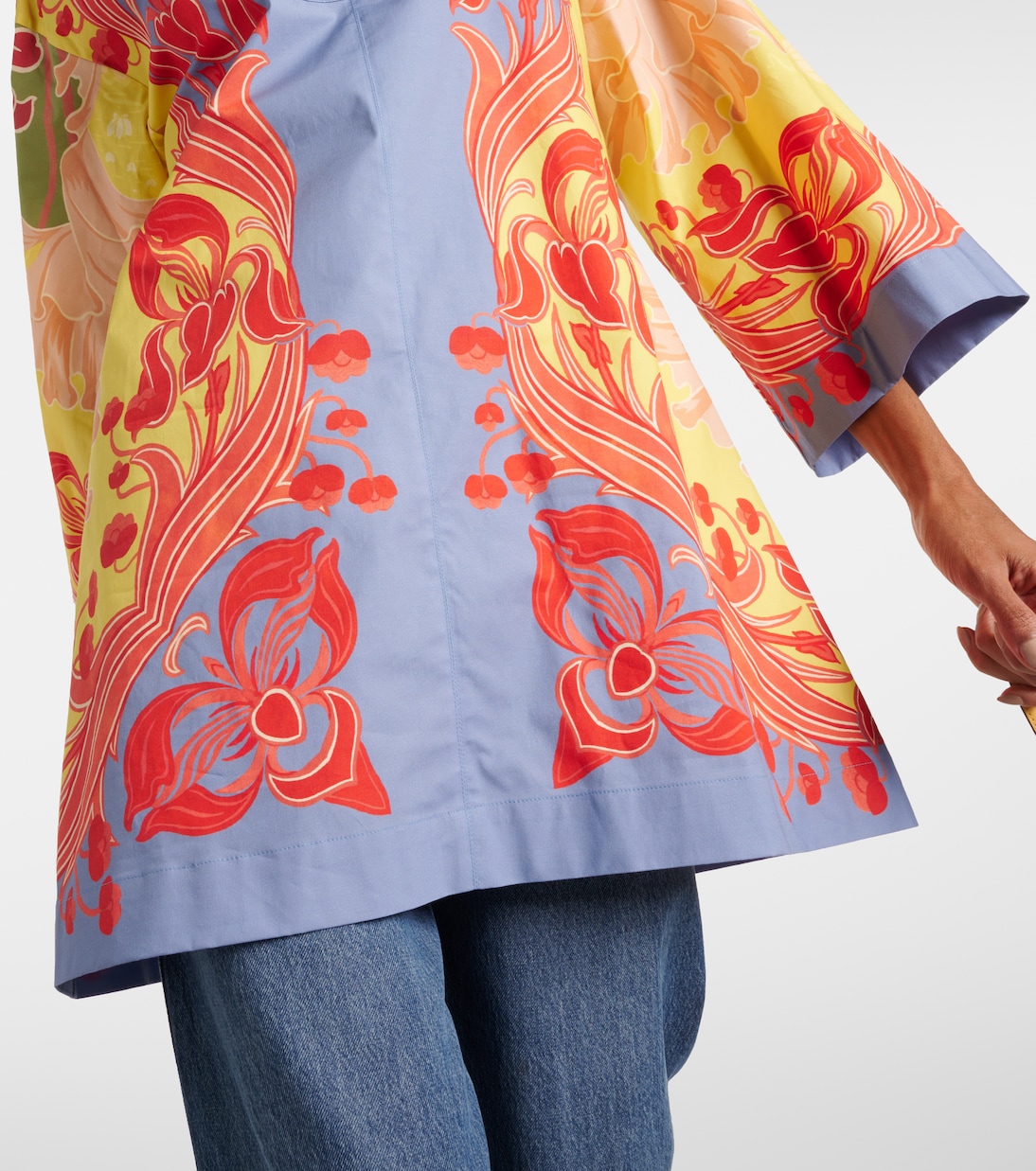 Printed cotton-blend shirt | Etro