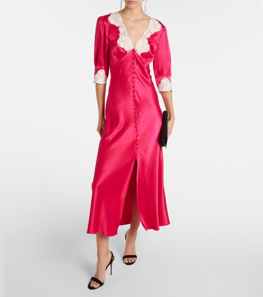 Maxikleid Simone mit Spitze | Rixo