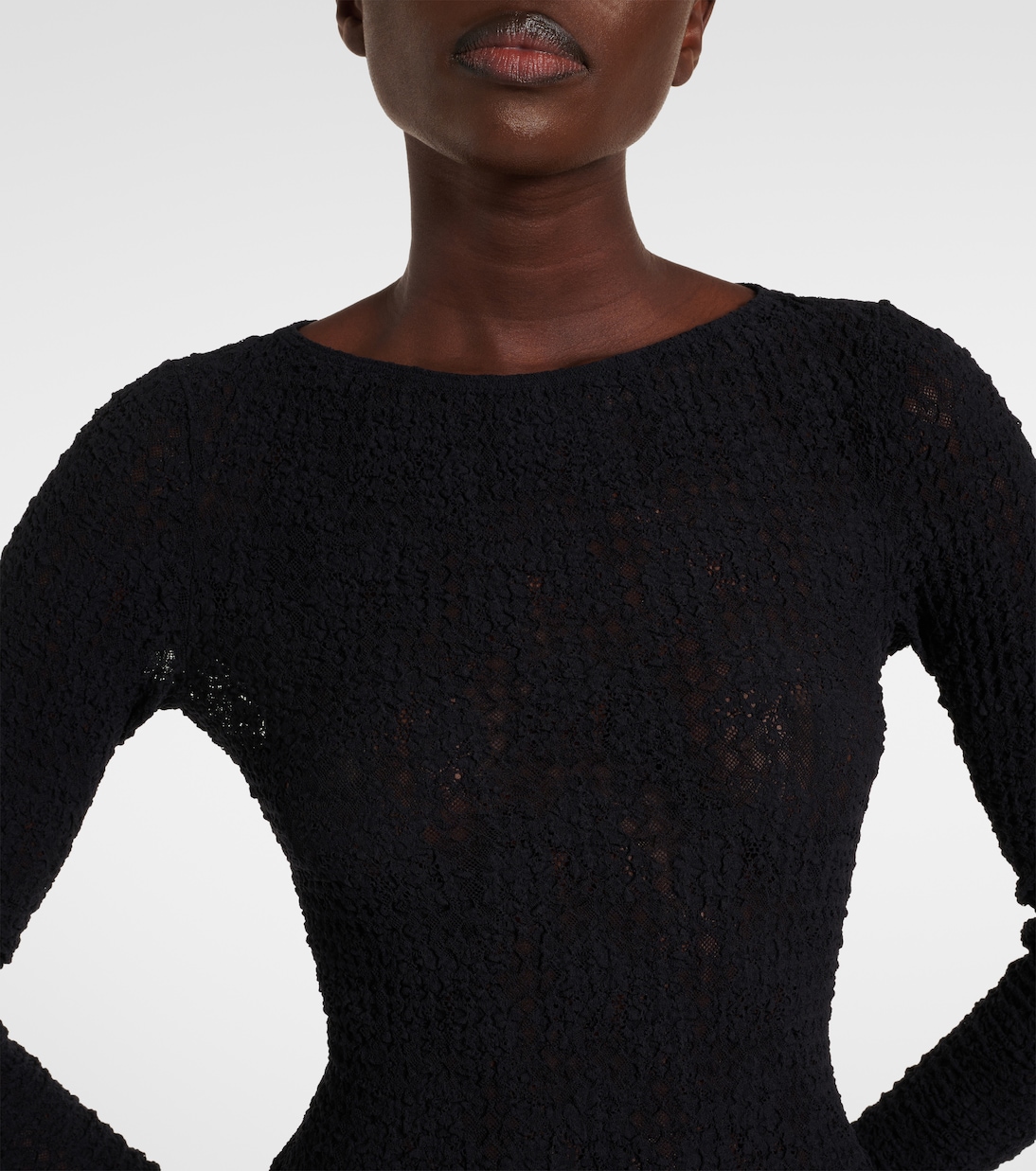 Structured lace bodysuit | Wolford