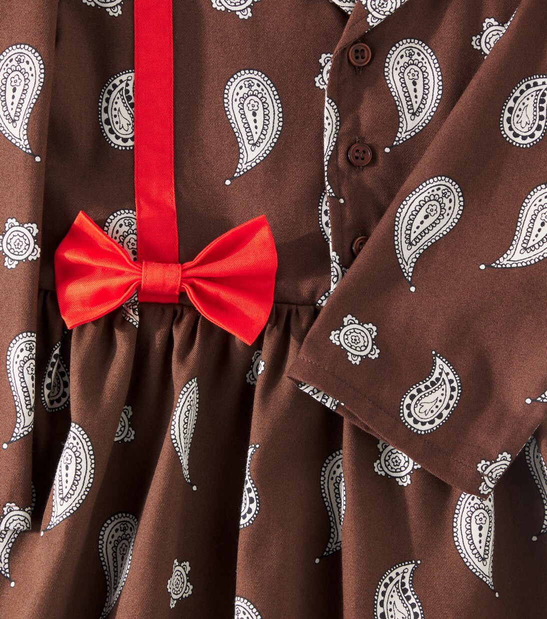 Robe imprimée en coton | Mini Rodini