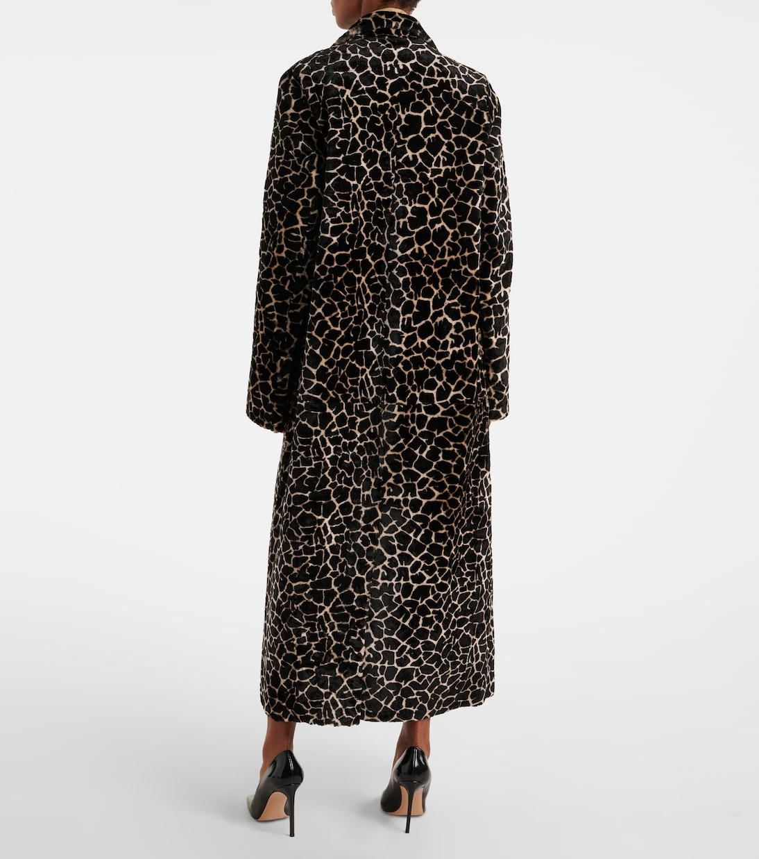 Bedruckter Mantel MLP aus Shearling | Dodo Bar Or