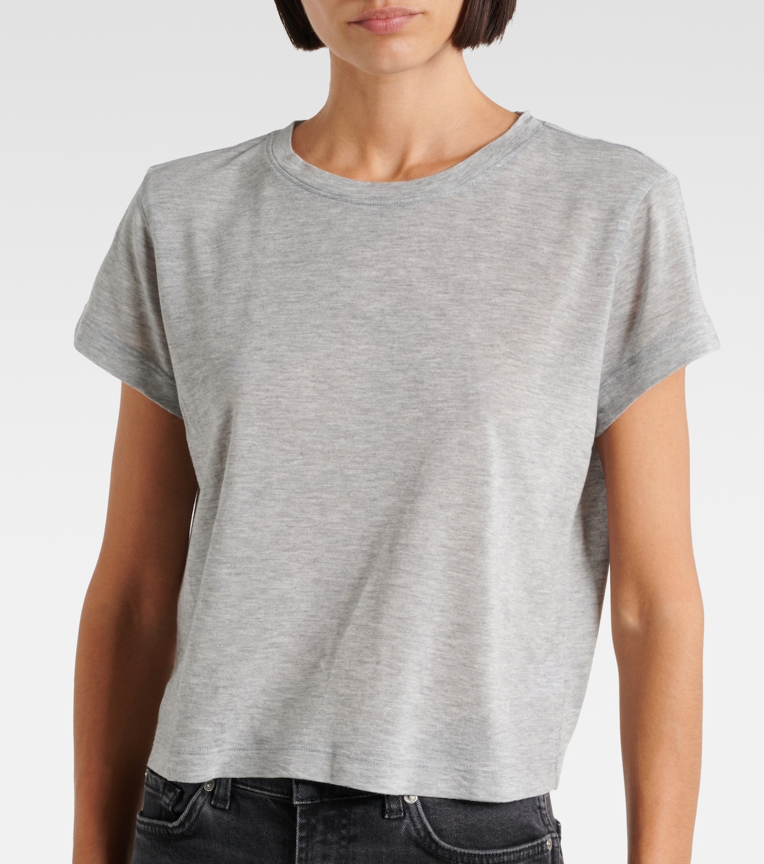 Adine cotton jersey T-shirt | Agolde