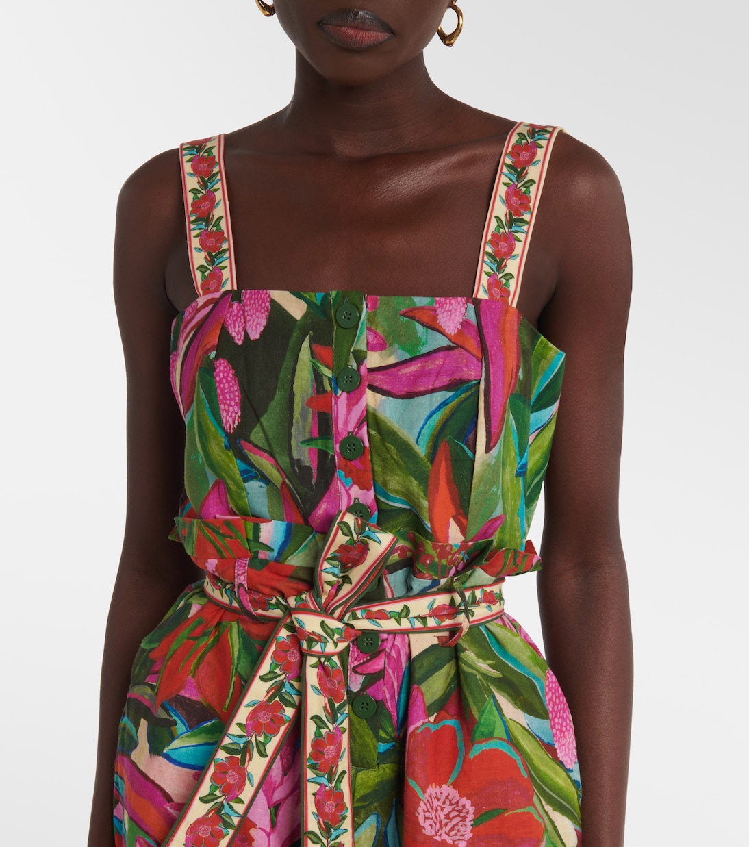 Jardin De Rêve Multicolor printed romper | Farm Rio