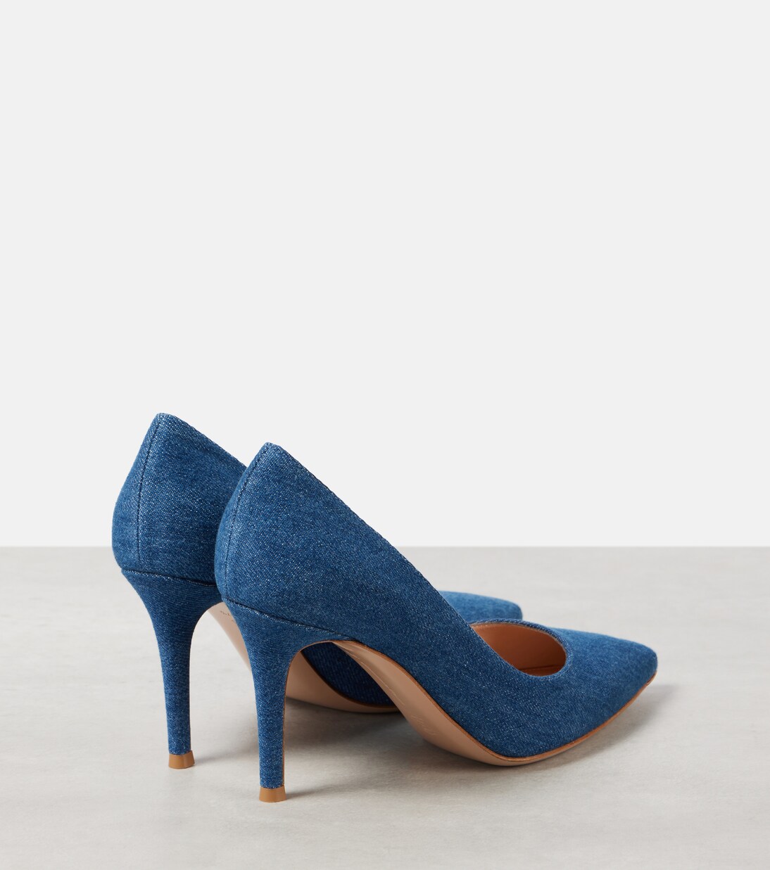 Gianvito 85 denim pumps | Gianvito Rossi