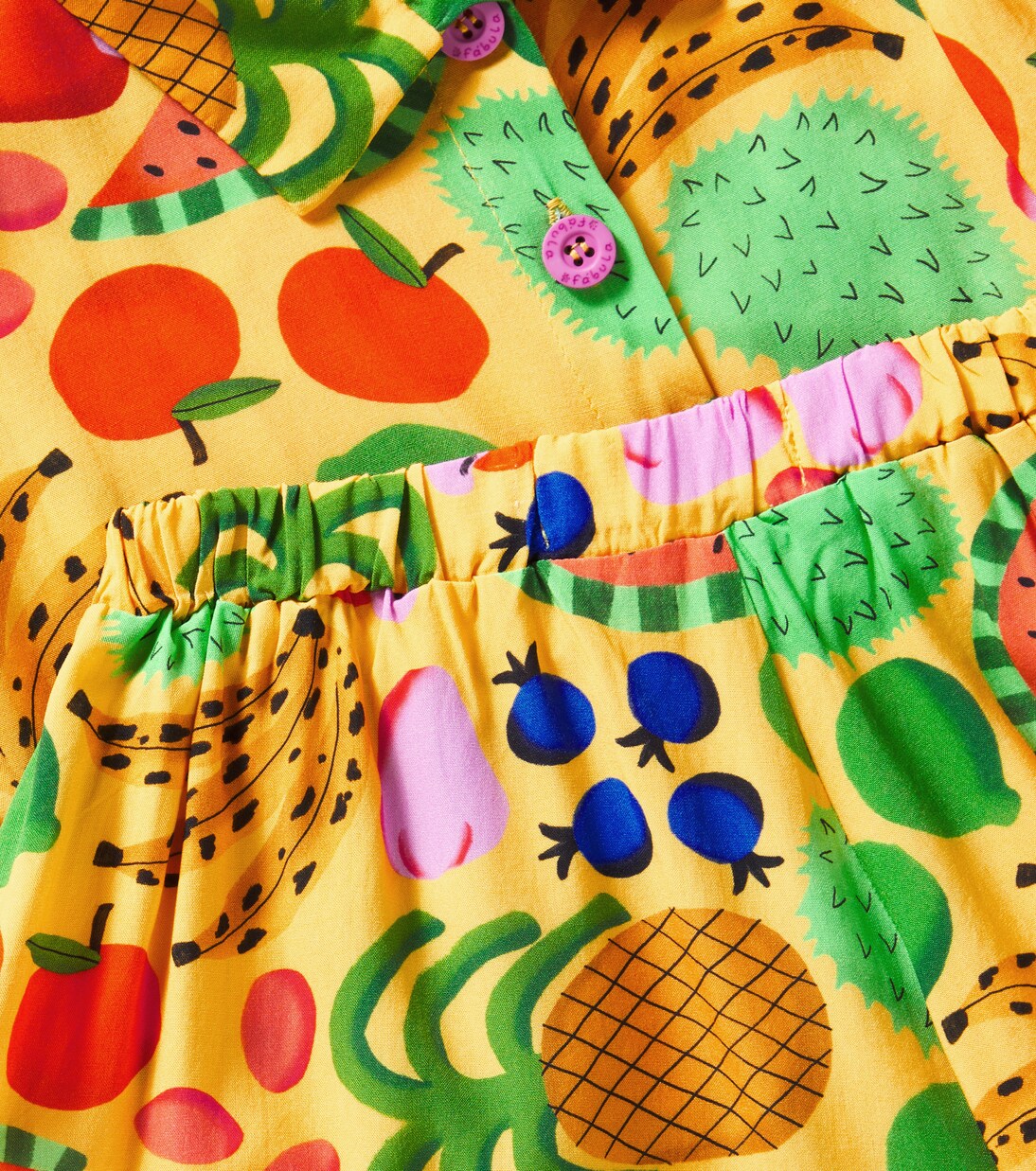 Printed top and shorts set | Fábula