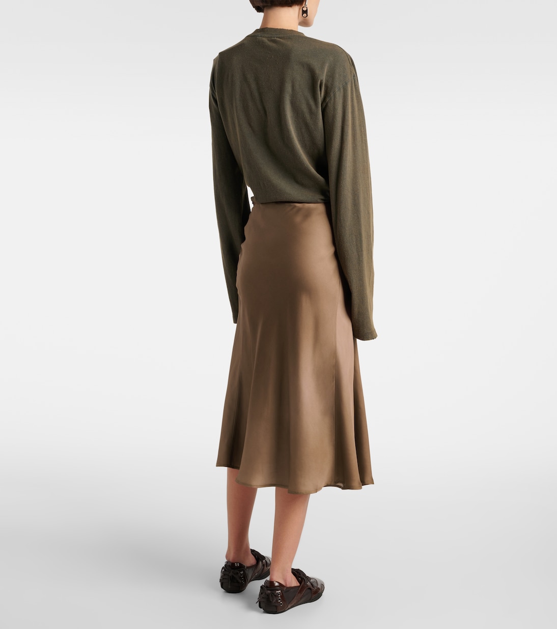 Wickelrock aus Satin | Acne Studios