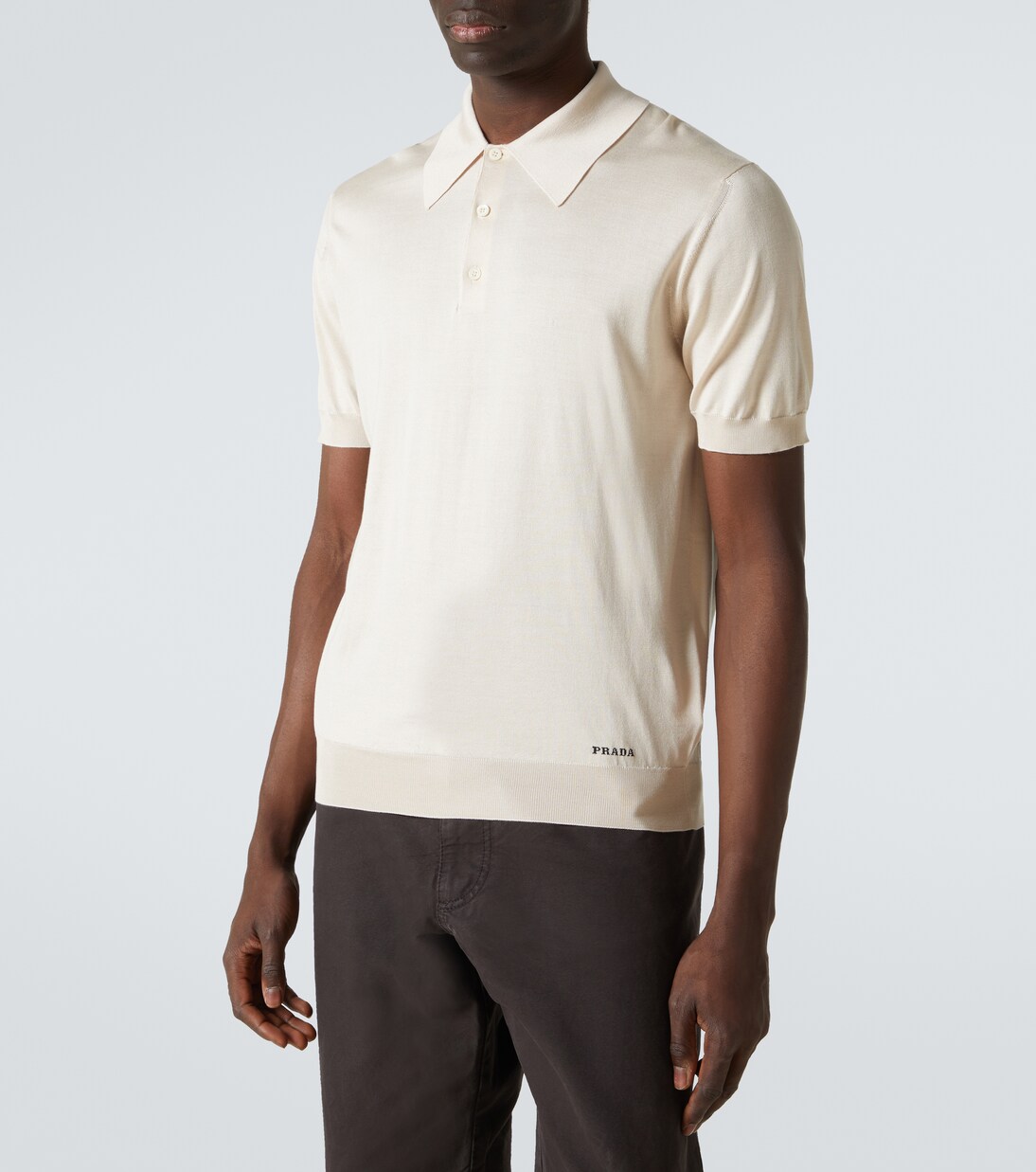 Polo in seta | Prada