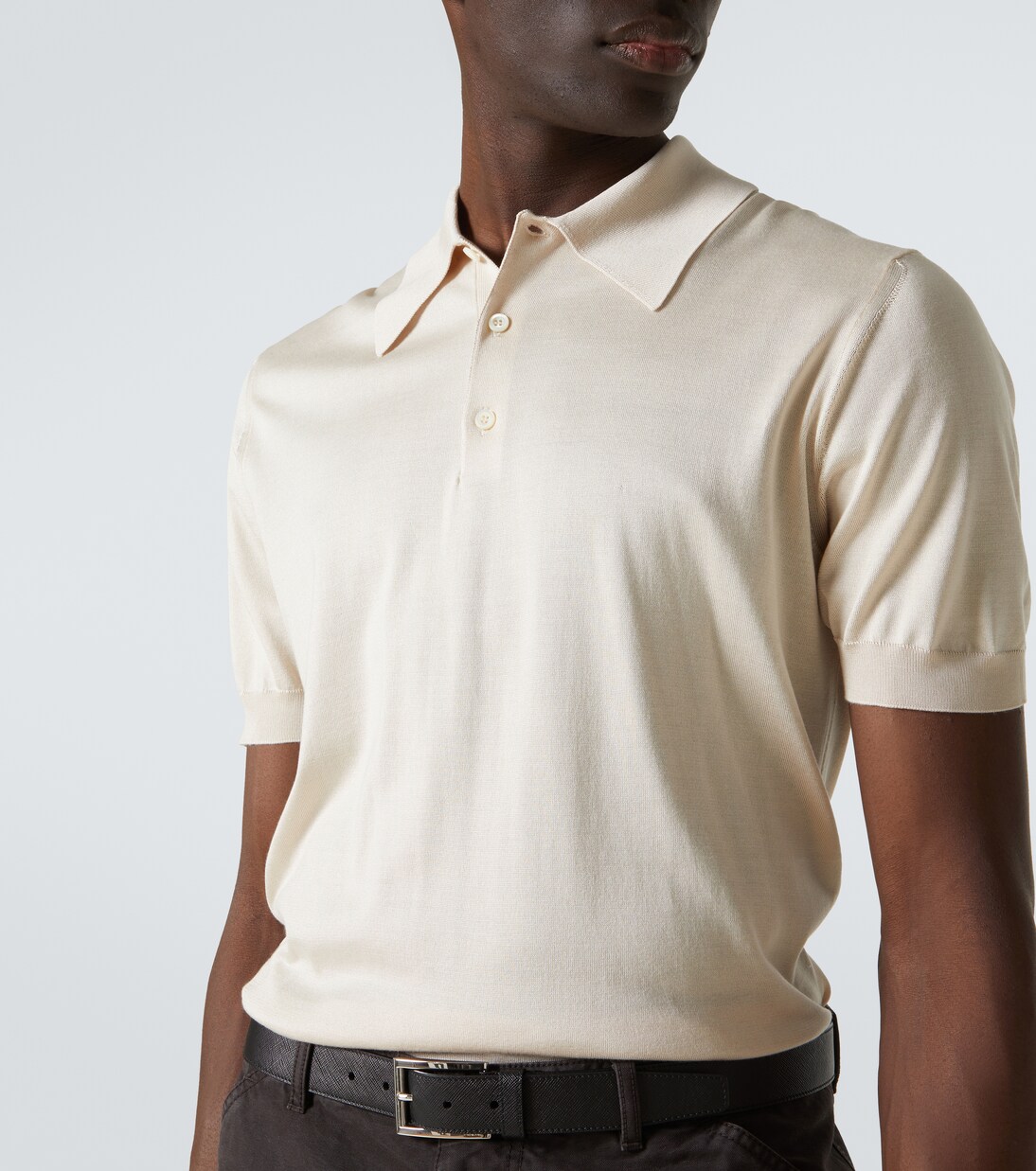 Polo in seta | Prada