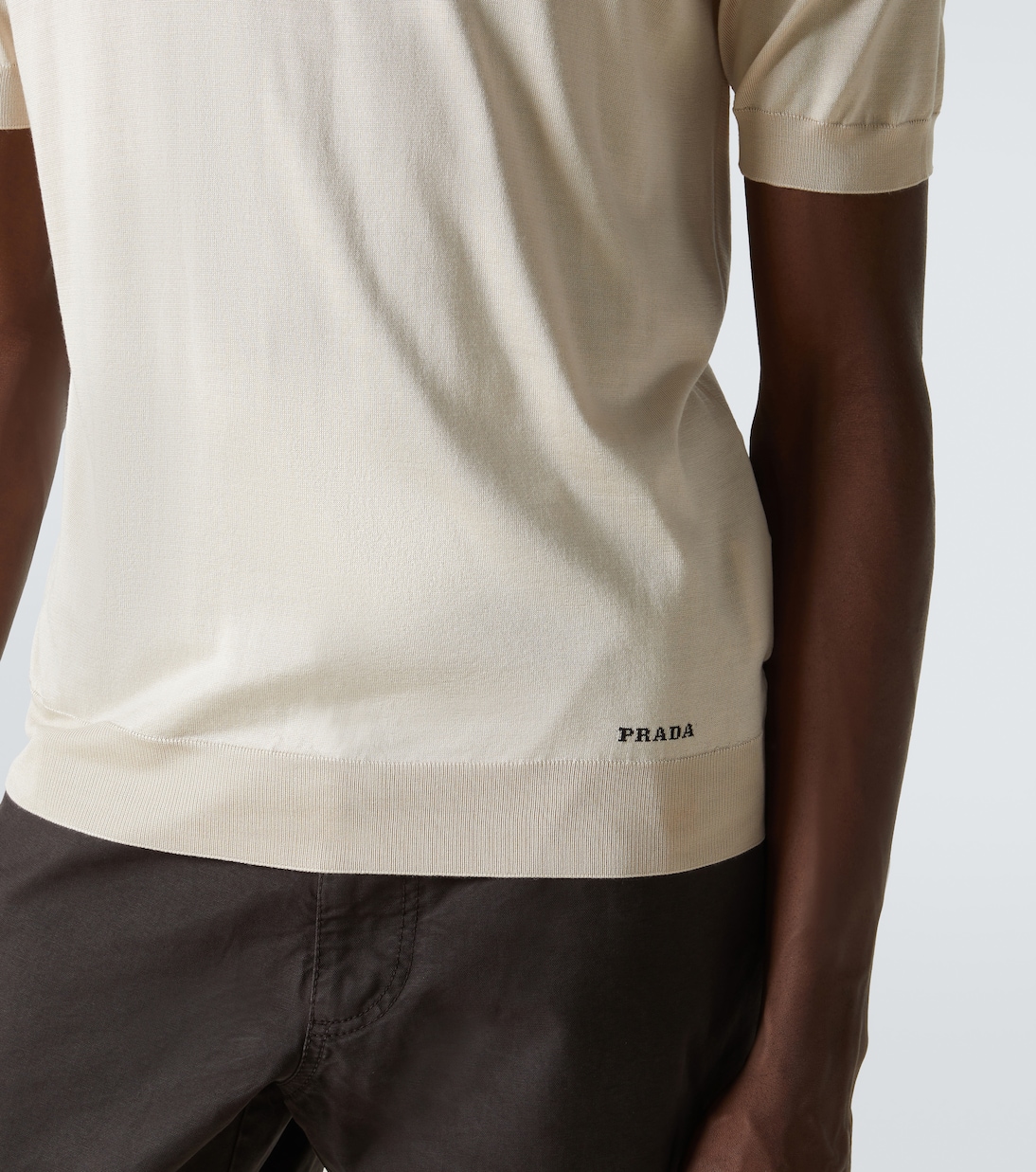 Polo in seta | Prada