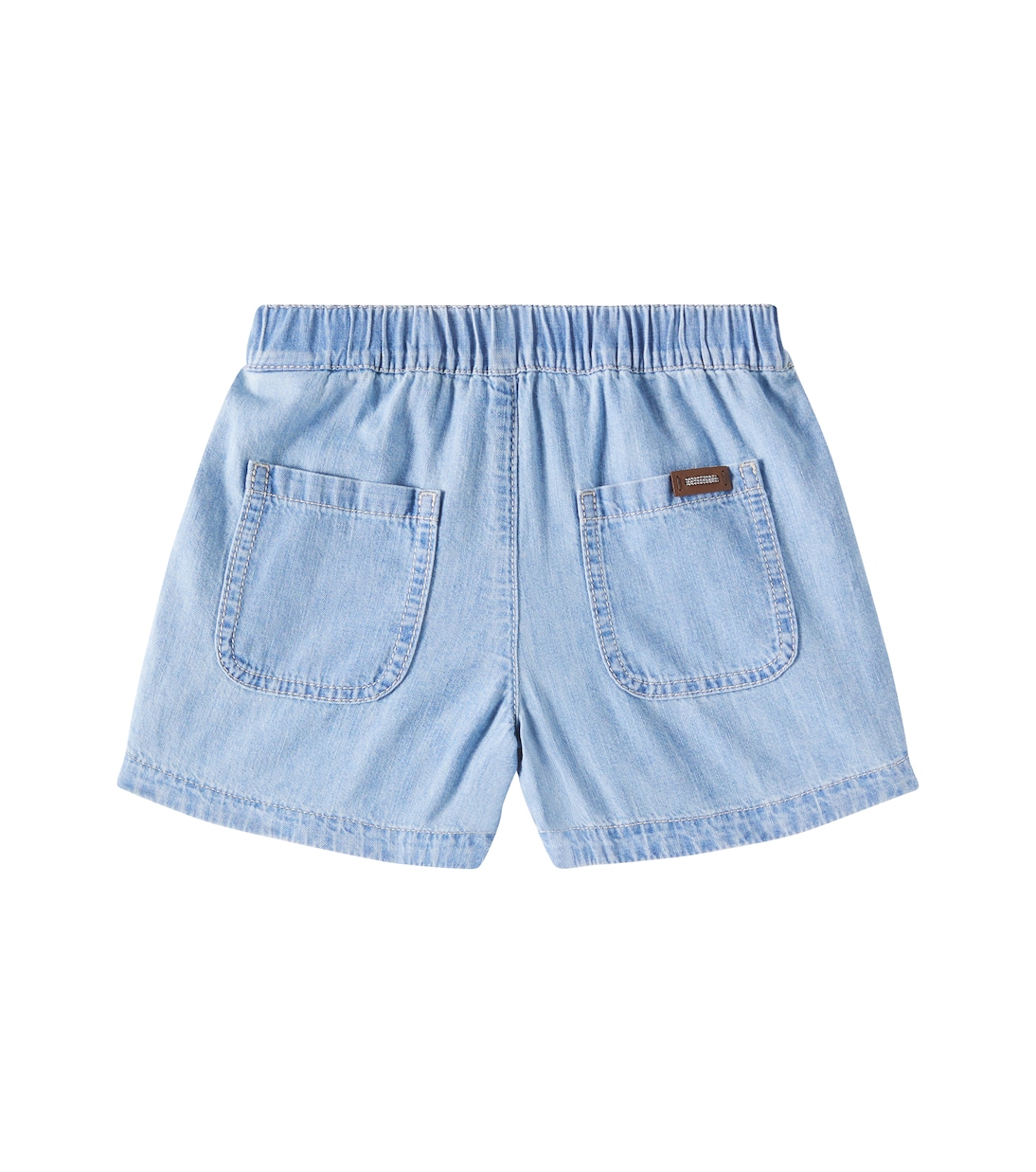Monili denim shorts | Brunello Cucinelli Kids