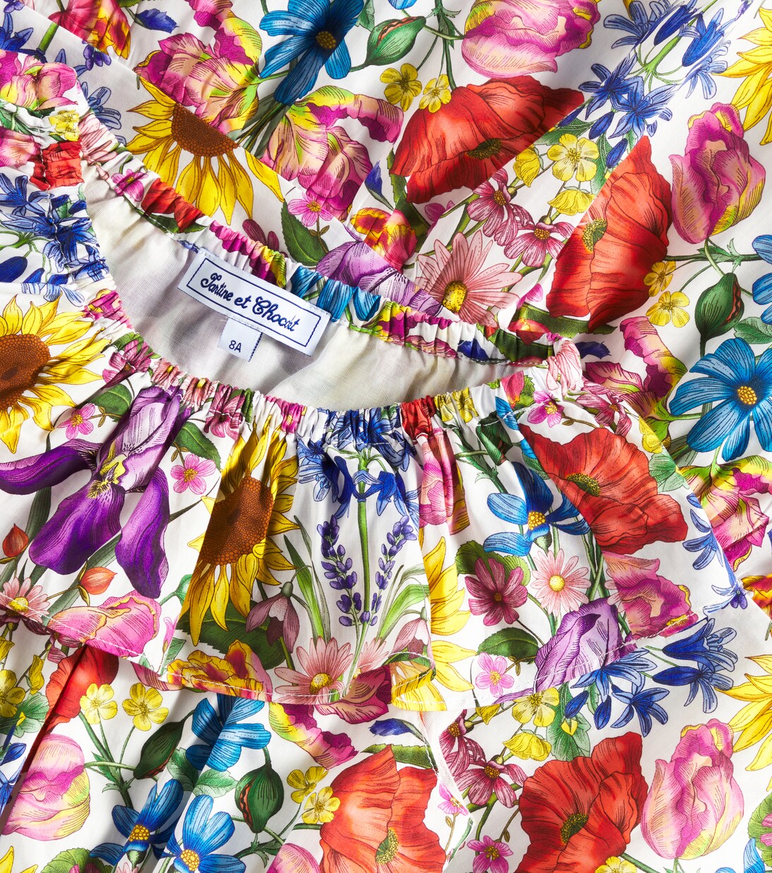 Bedrucktes Kleid aus Baumwolle | Tartine et Chocolat