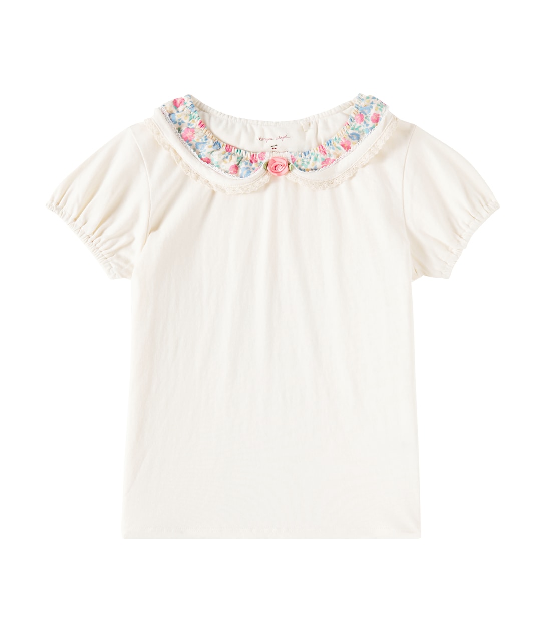 Pami lace-trimmed cotton jersey top | Konges Sløjd