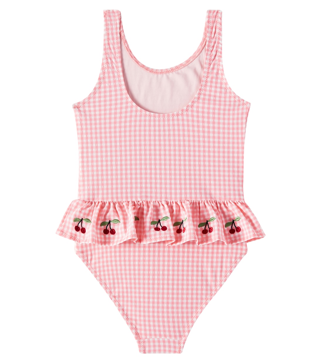 Soline embroidered gingham swimsuit | Konges Sløjd