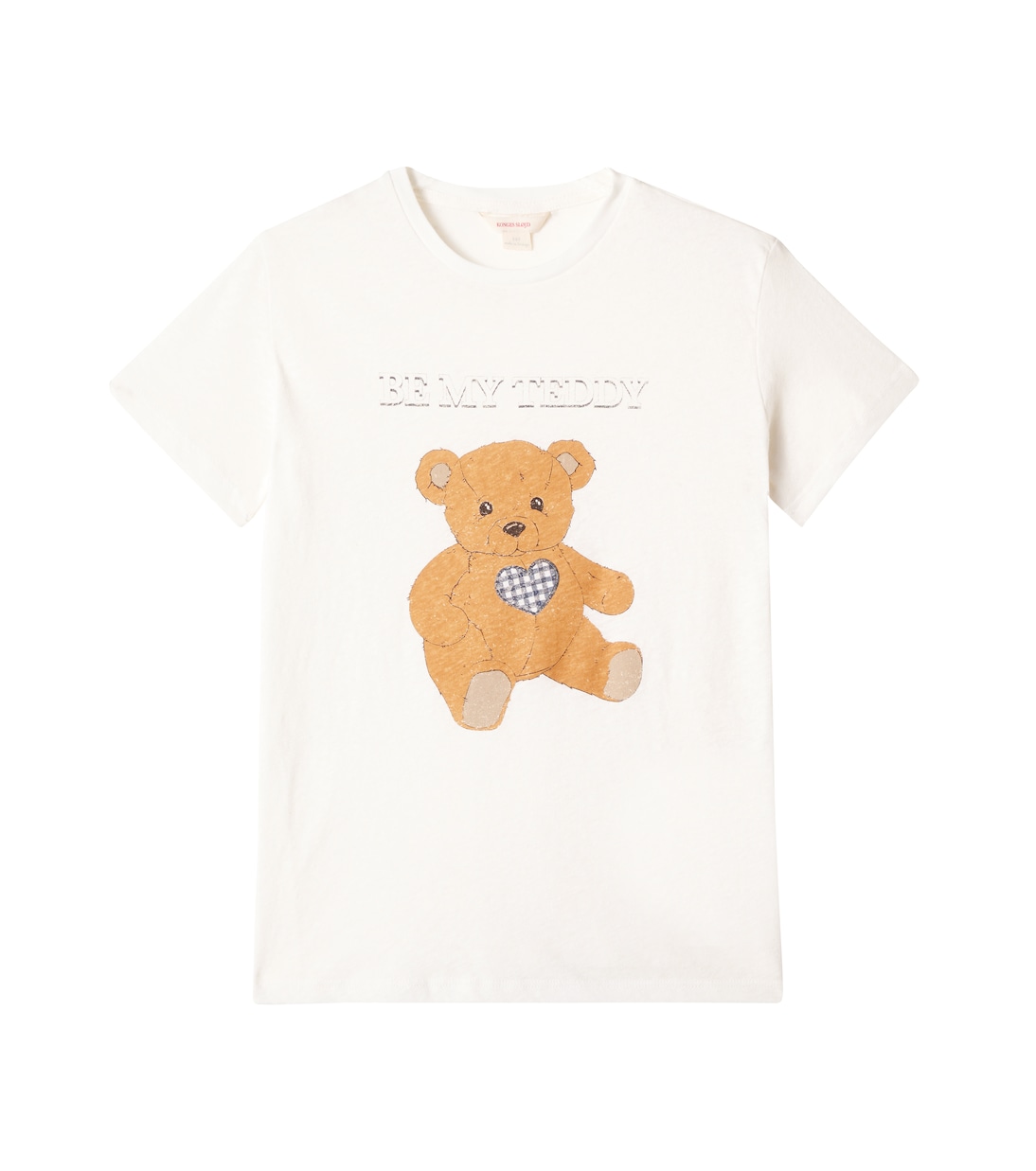 Bedrucktes T-Shirt Era aus Baumwolle und Leinen | Konges Sløjd