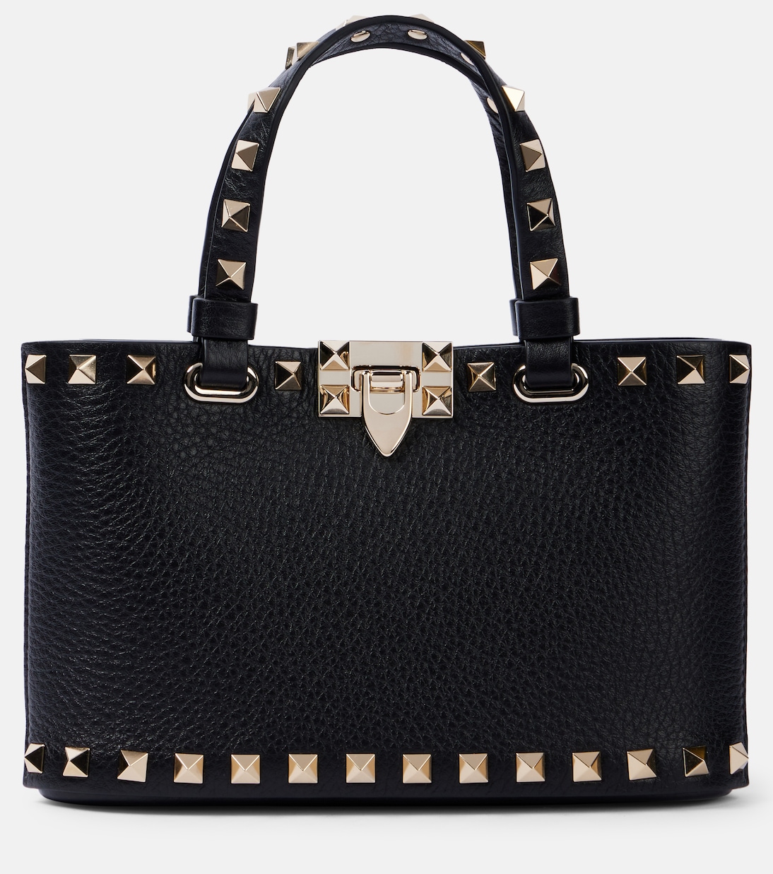 Tote Bag Rockstud aus Leder | Valentino Garavani