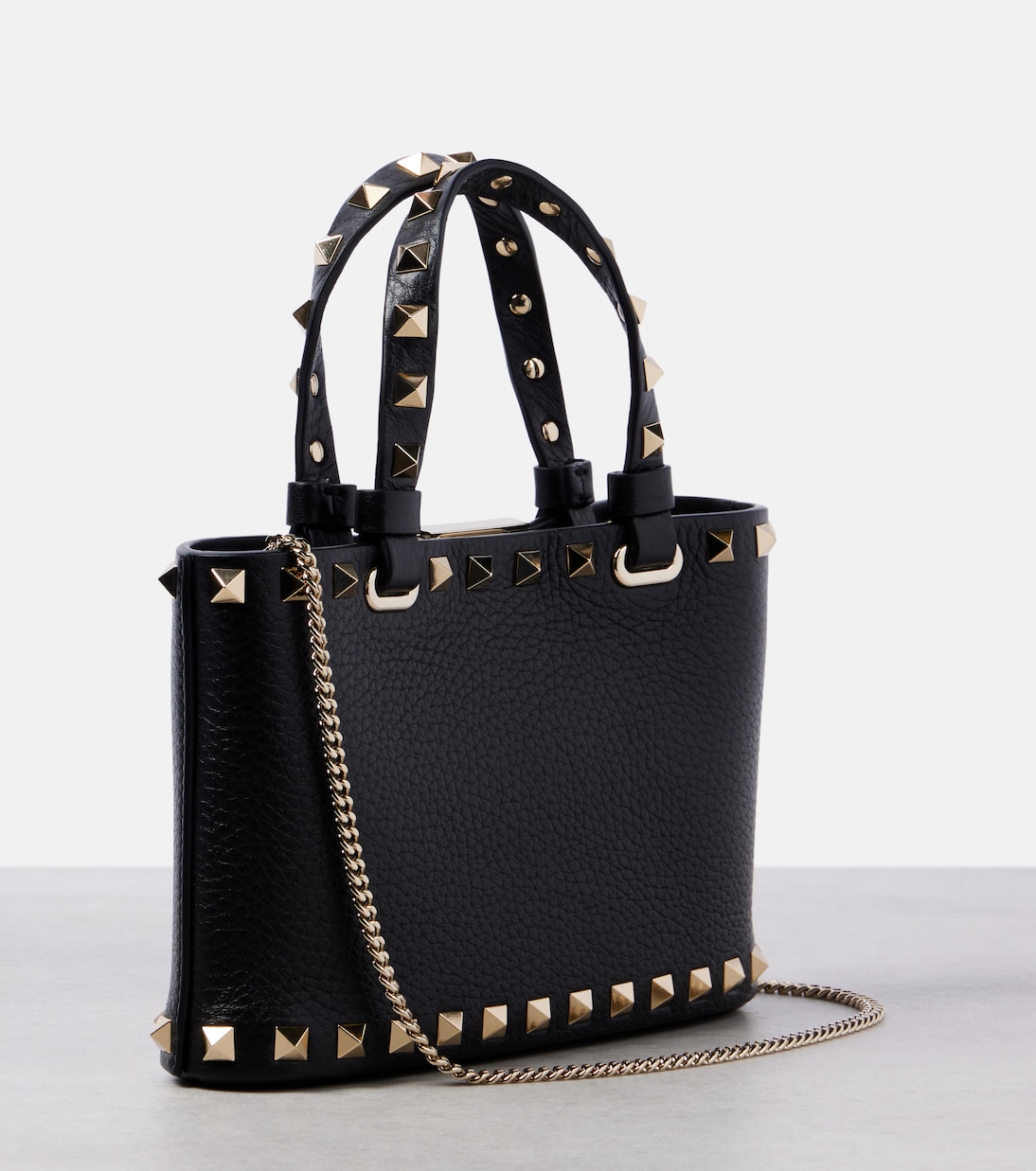 Tote Bag Rockstud aus Leder | Valentino Garavani