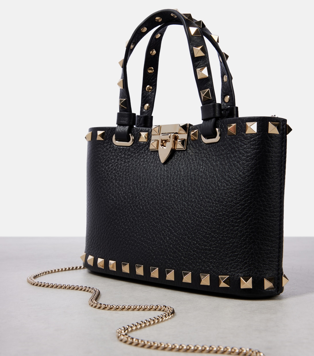 Tote Bag Rockstud aus Leder | Valentino Garavani