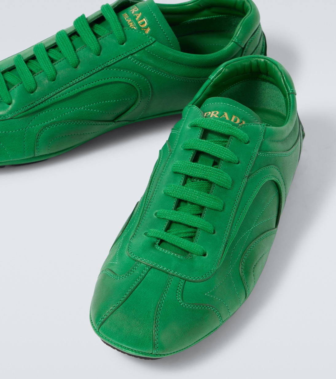 Montecarlo Re-Edition 2005 leather sneakers | Prada
