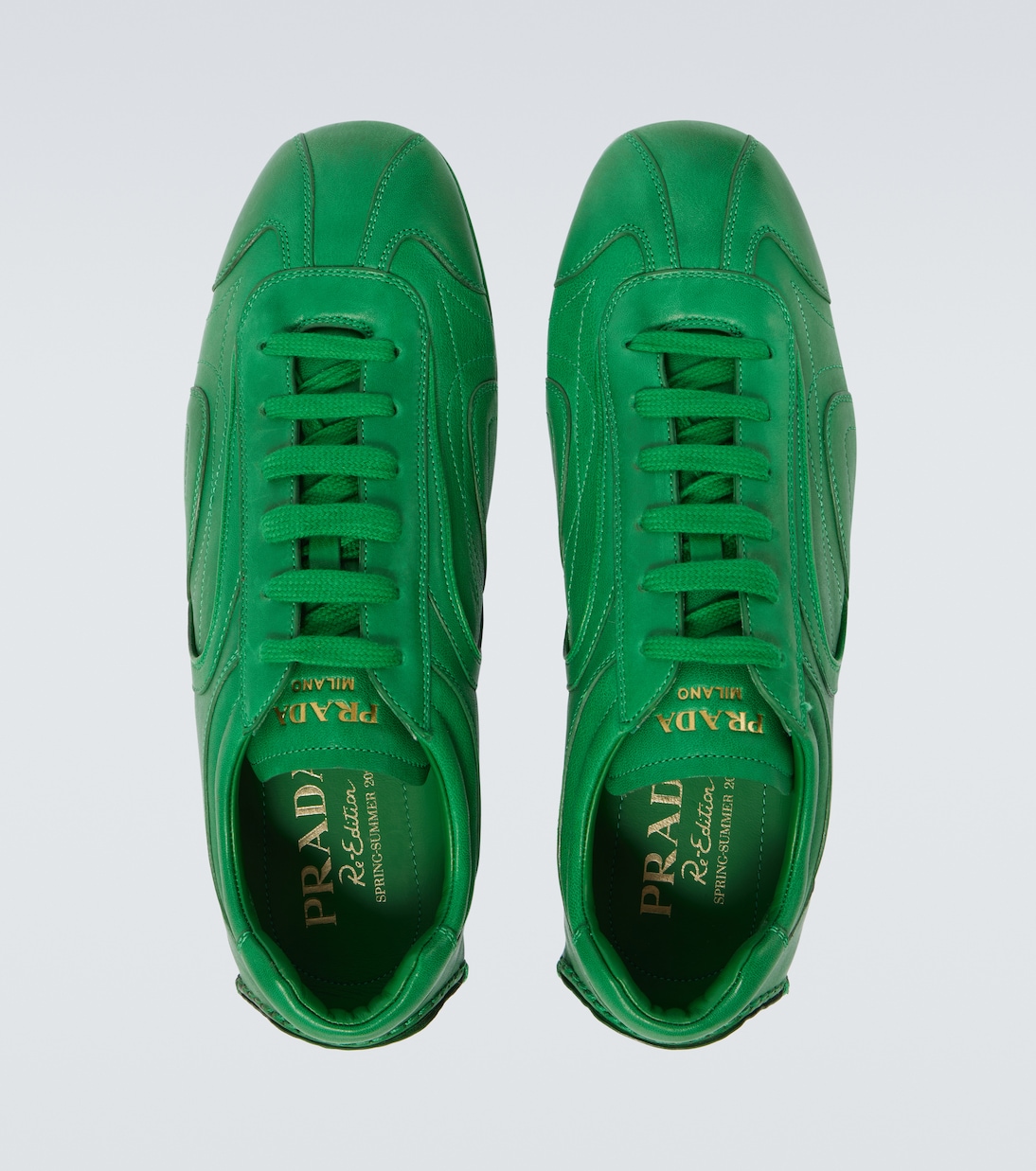 Montecarlo Re-Edition 2005 leather sneakers | Prada