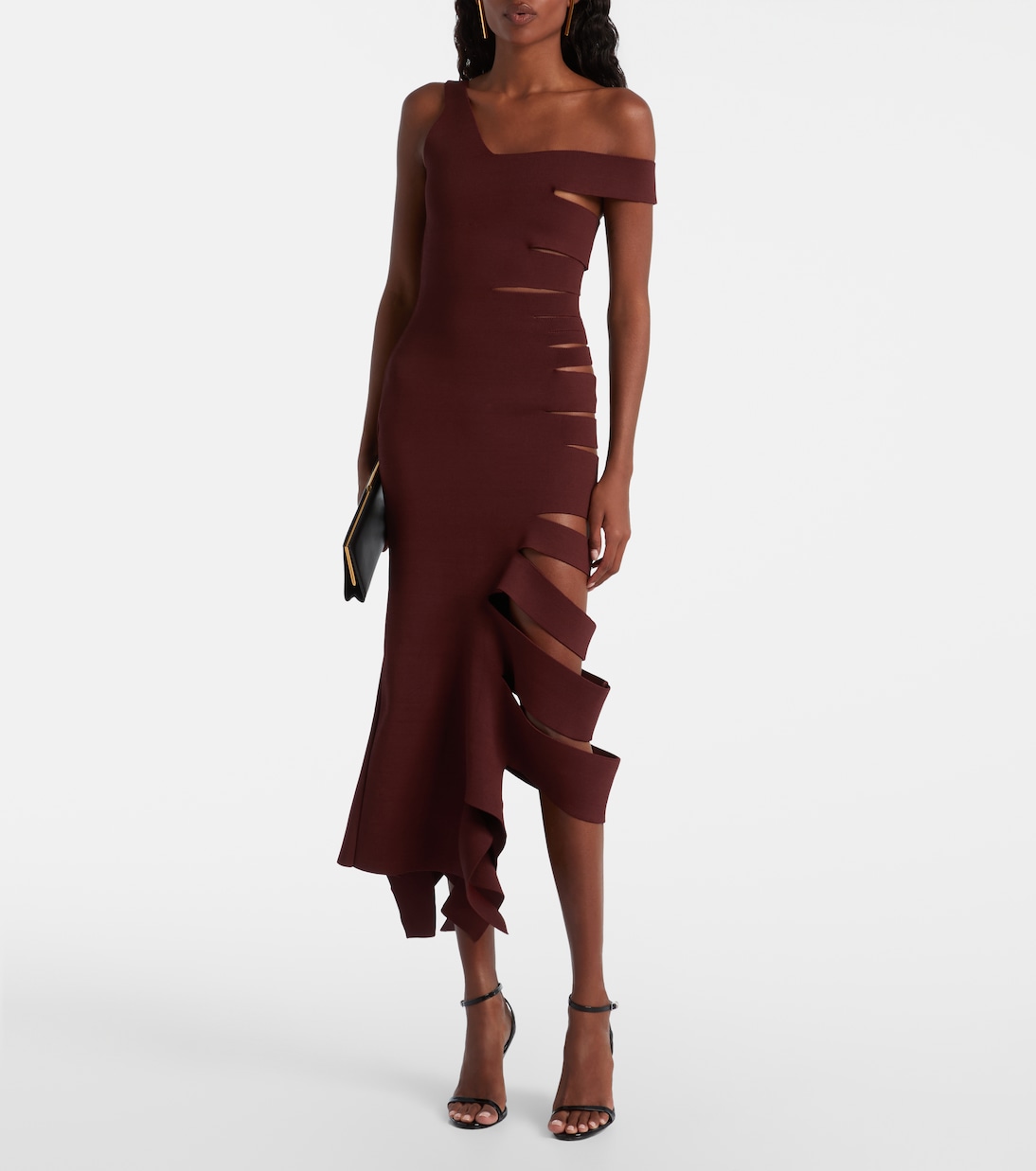 Robe midi asymétrique | Mugler