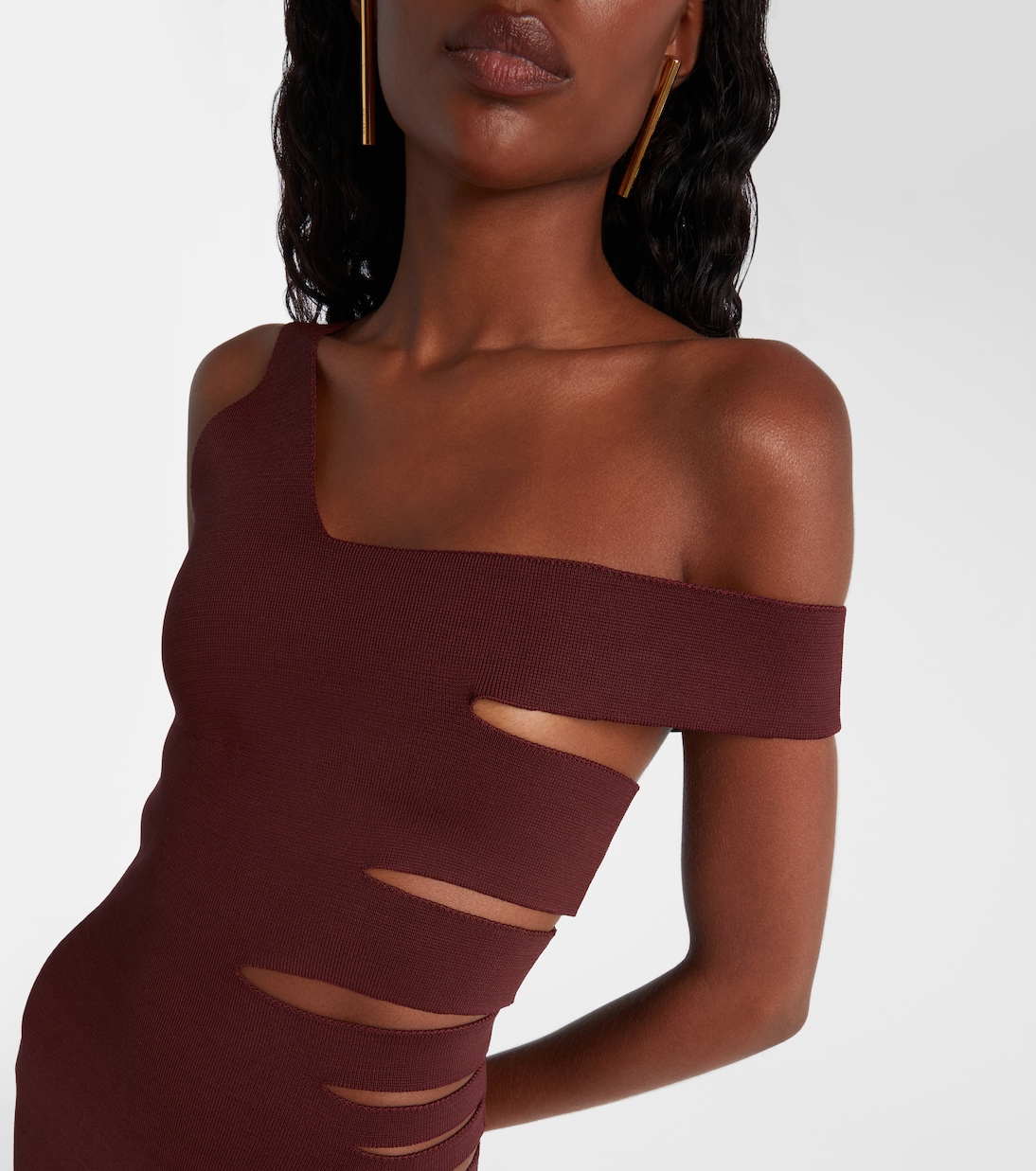 Robe midi asymétrique | Mugler