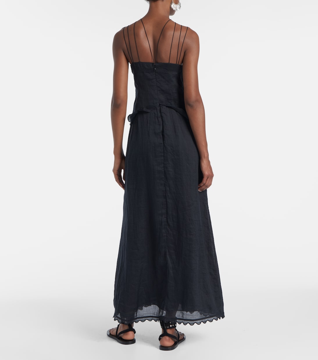 Lindy lace-trimmed maxi dress | Isabel Marant