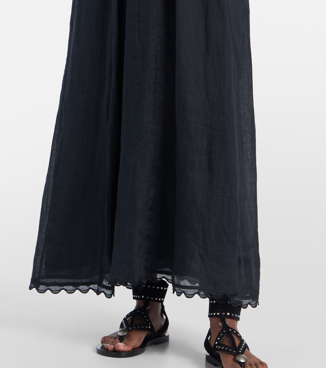 Lindy lace-trimmed maxi dress | Isabel Marant