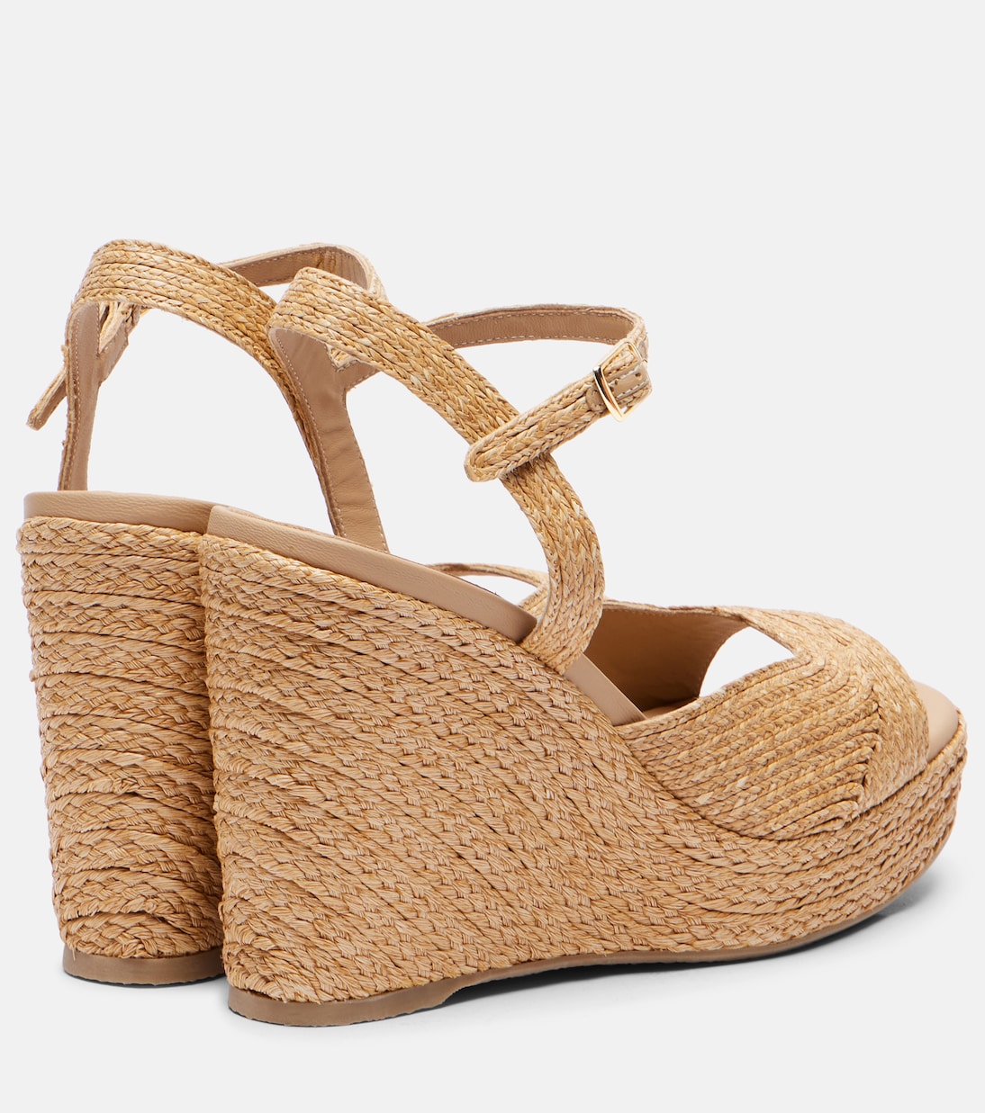 Wedge-Sandalen Summer aus Raffiabast | Souliers Martinez