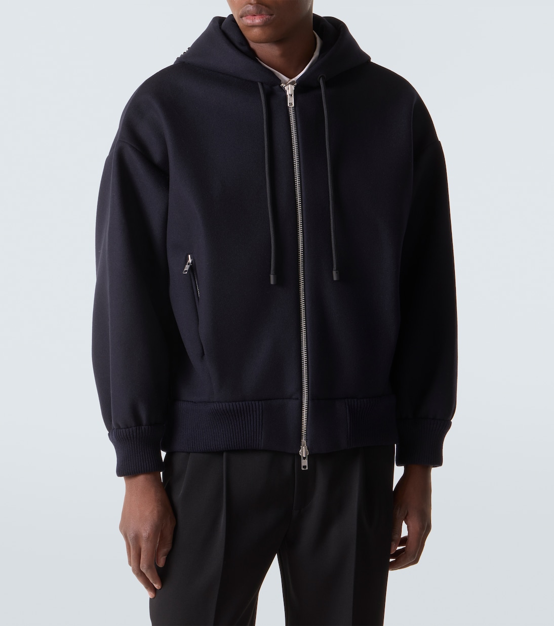 Embellished wool-blend hoodie | Simone Rocha