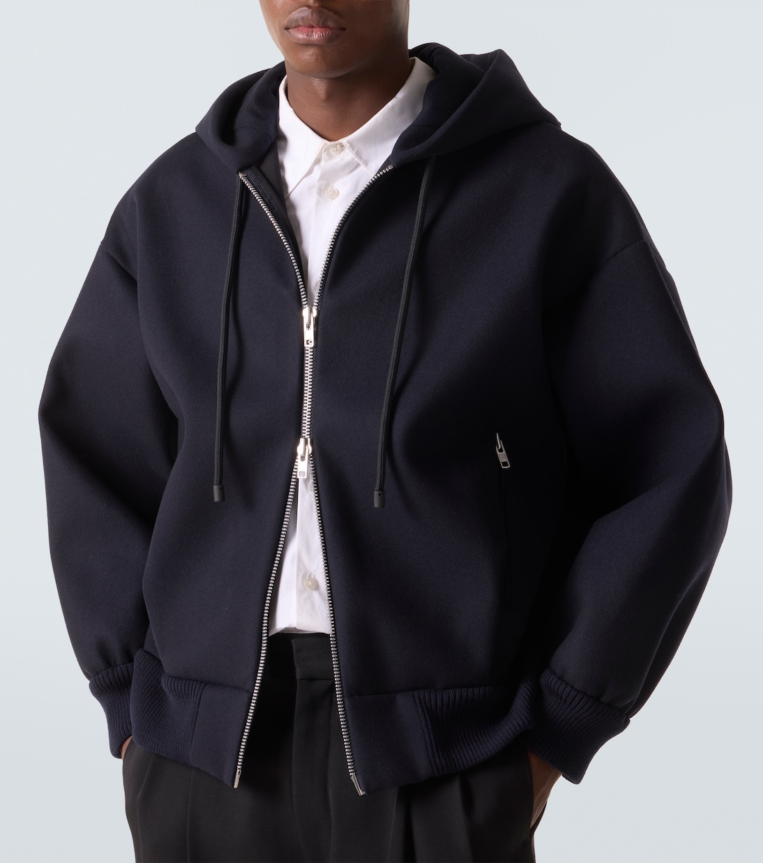 Embellished wool-blend hoodie | Simone Rocha