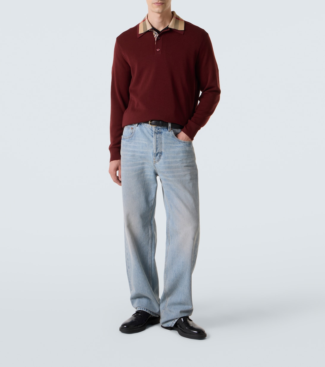 Wool polo sweater | Burberry