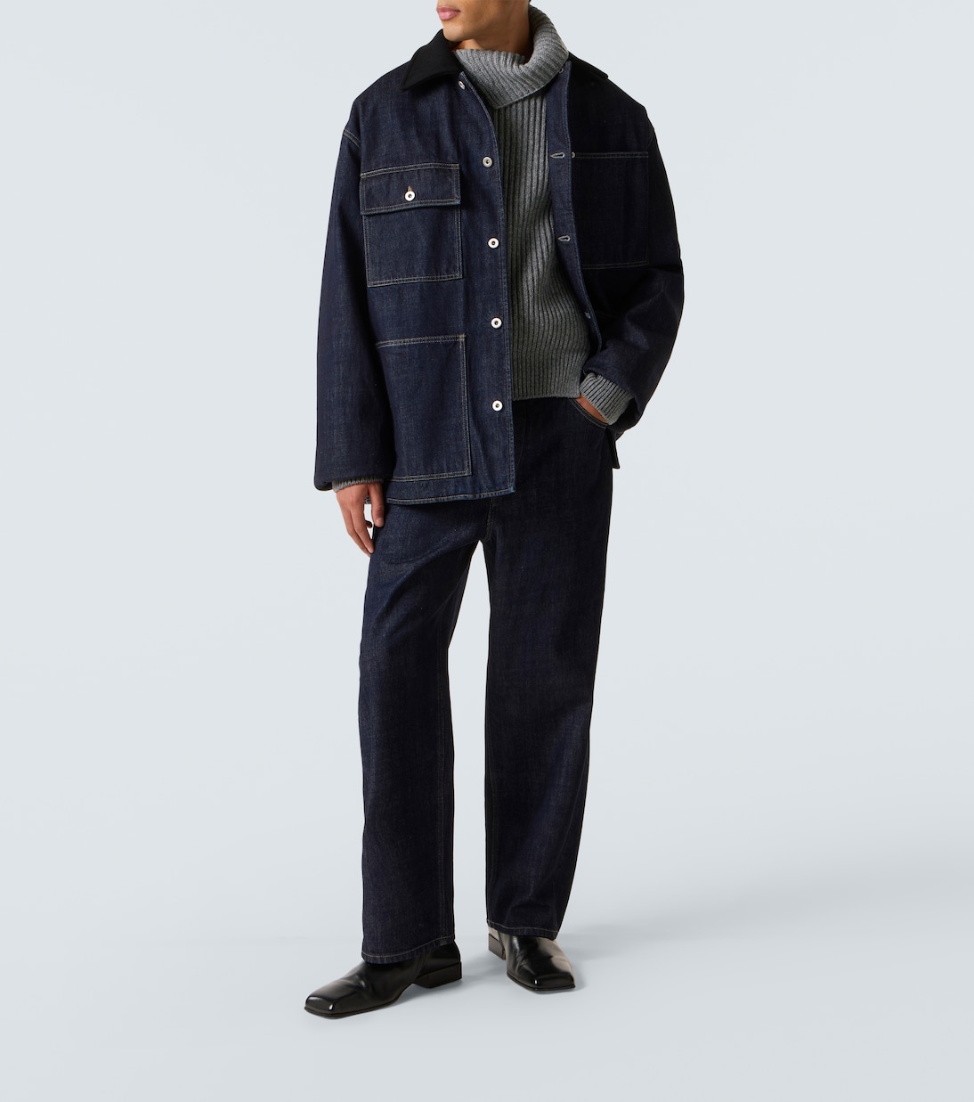 Wool turtleneck sweater | Jil Sander