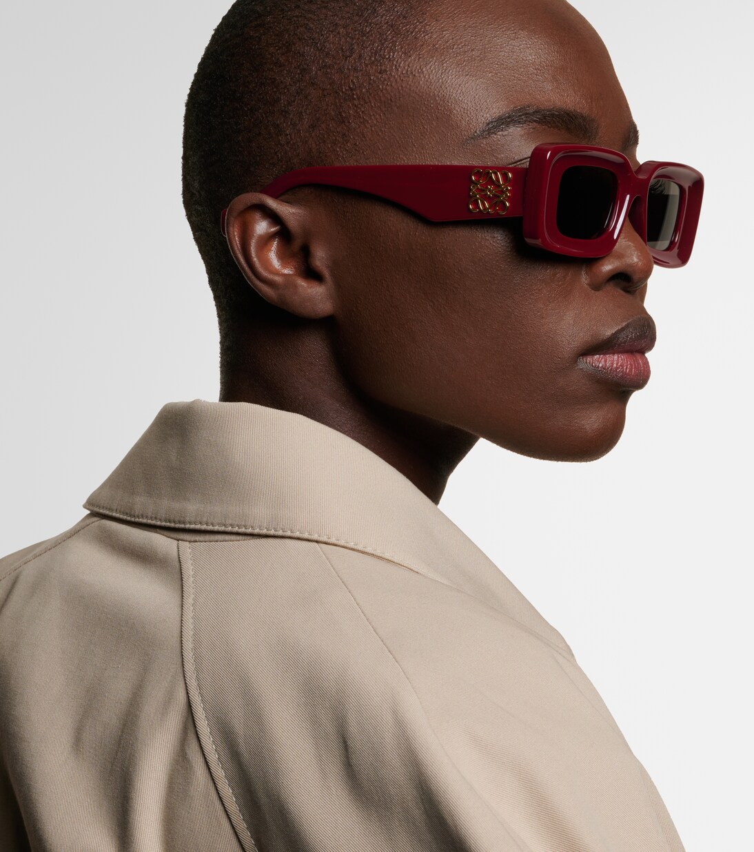 Anagram rectangular sunglasses | Loewe
