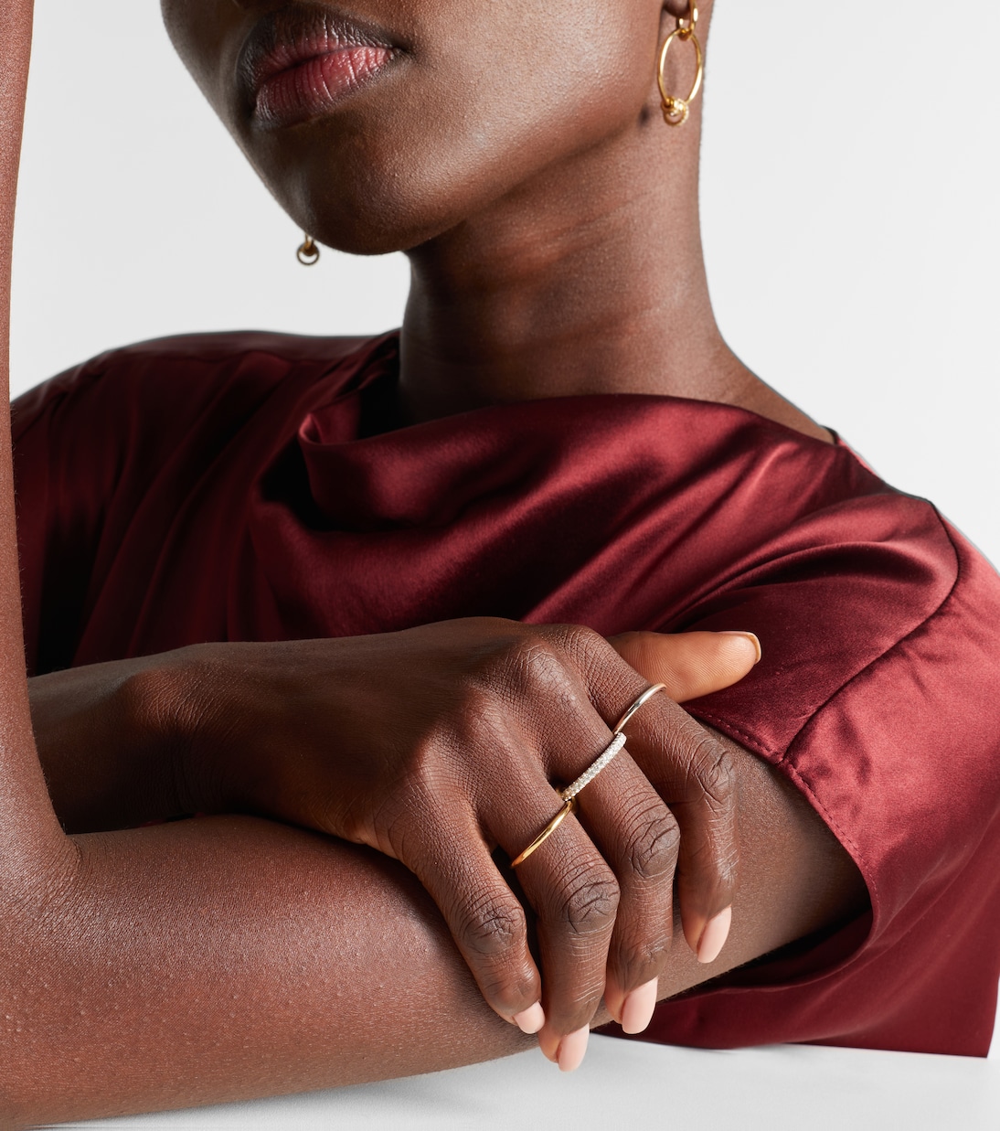 Ring Tigris SG aus 18kt Gelbgold (750/1000) und Sterlingsilber mit Diamanten | Spinelli Kilcollin