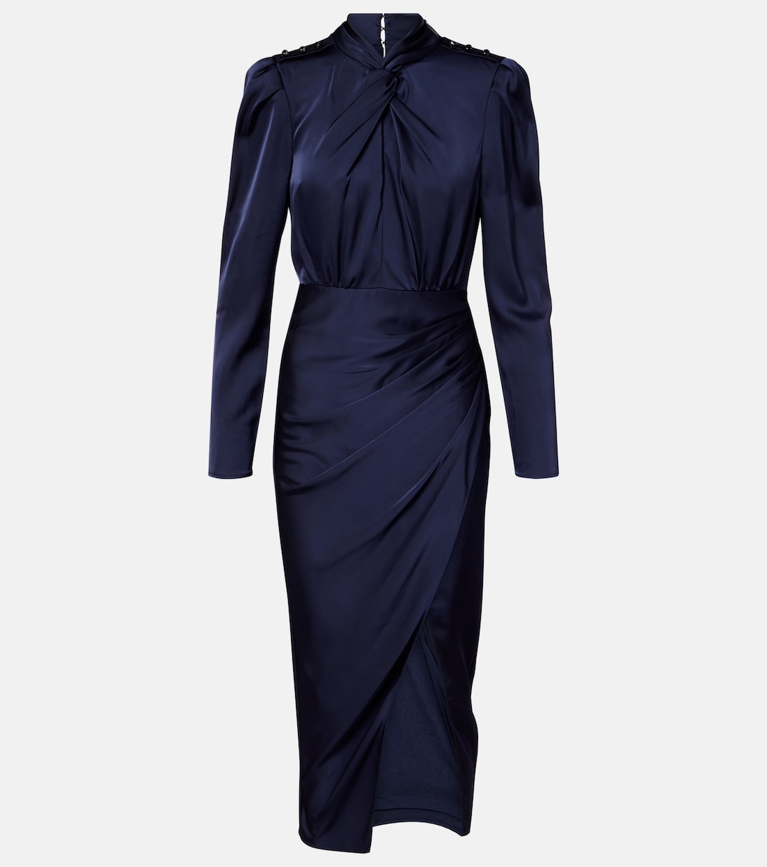 Midikleid aus Satin | Self-Portrait